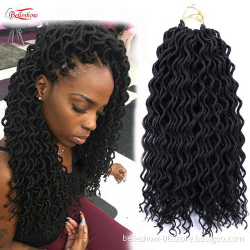 Hot sell sister twist dread faux locs soft faux locs  curly soft faux locs